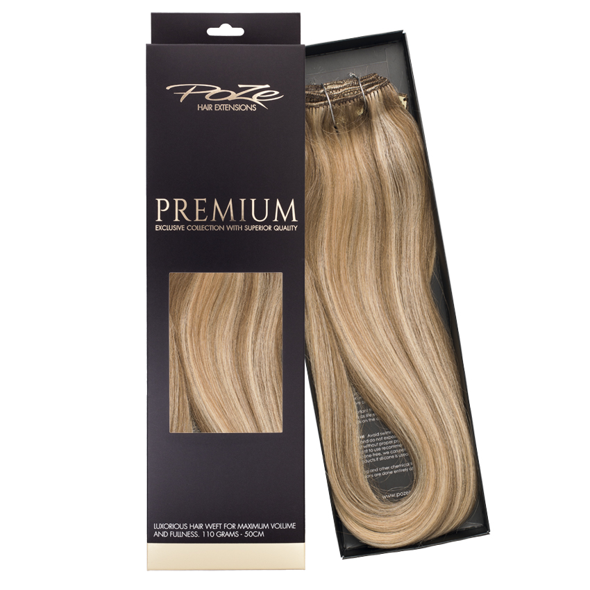 Poze Premium Hair Weft - 110g 8A/10NV Ash Mix - 40cm