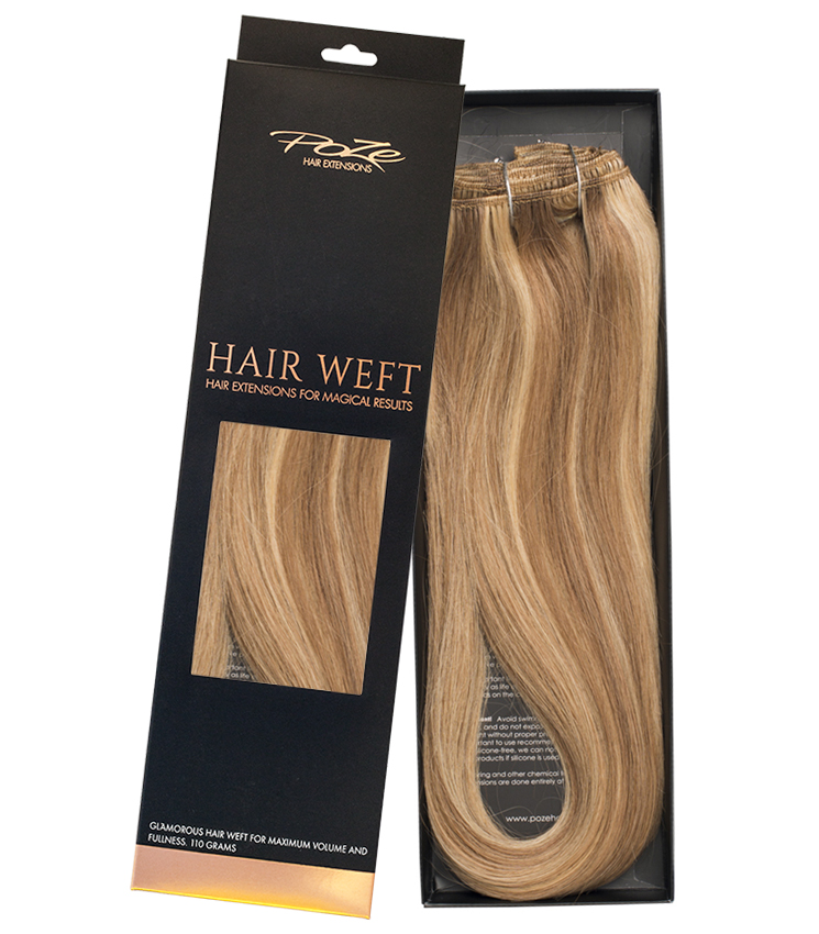 Poze Standard Hairweft - 110g Whipped Cream Blonde 8B/11G - 50cm