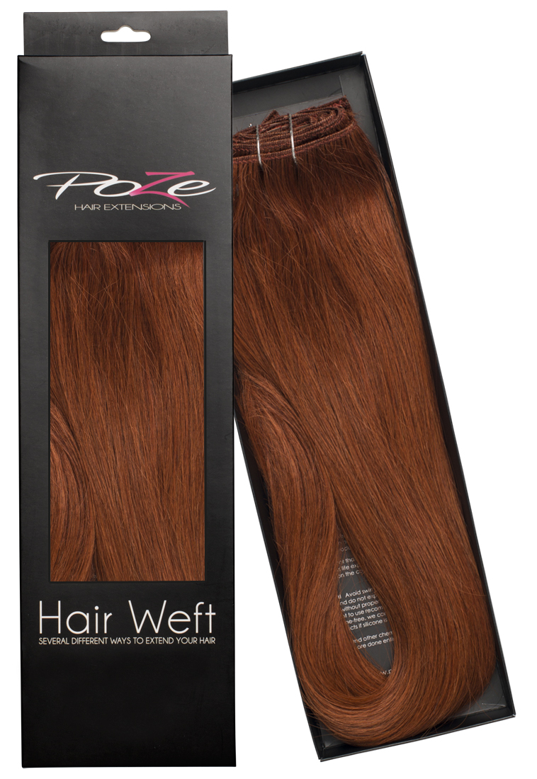 Poze Standard Hairweft - 110g Copper Fusion 7K - 50cm
