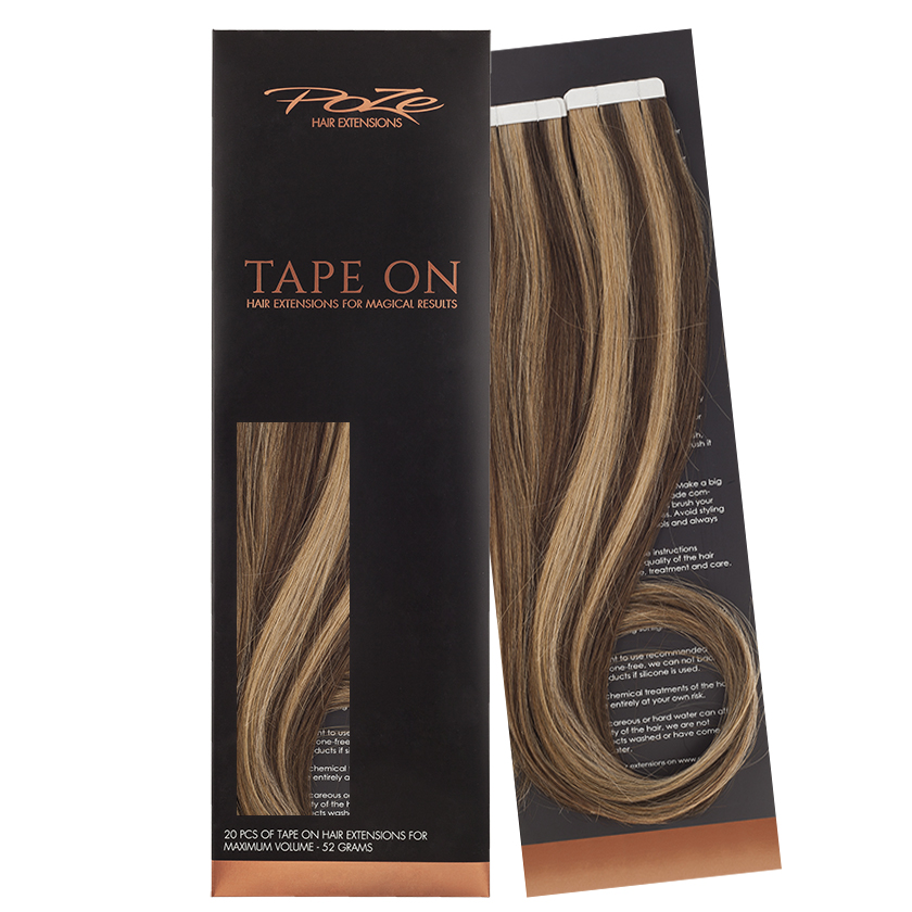 Poze Standard Tape On Extensions - 52g Chocco Cola 4B/9G - 60cm