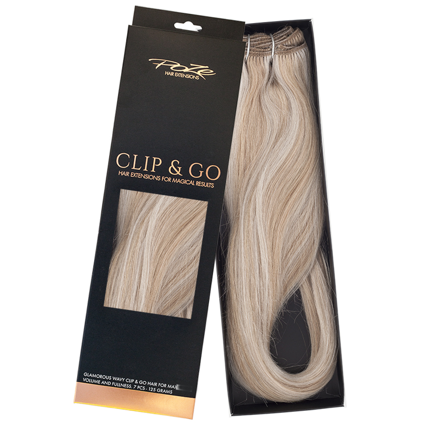 Poze Standard Clip & Go Hair Extensions - 125g Dirty Blonde Mix 10B/12AS - 50cm