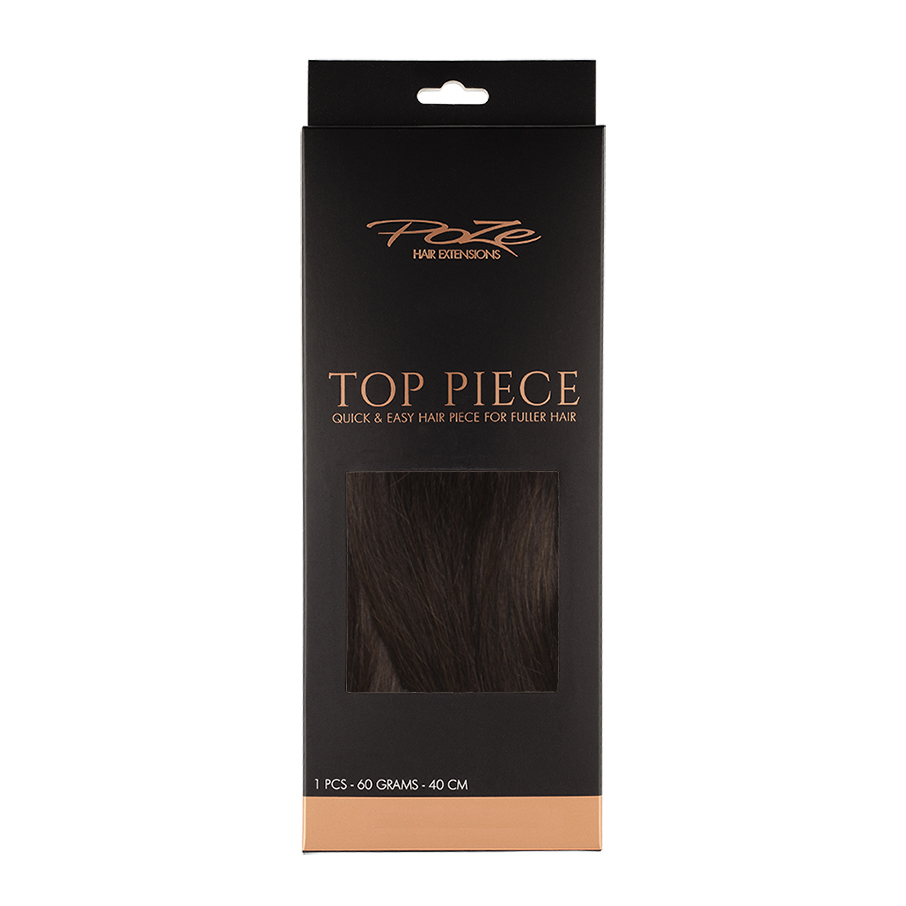 Poze Standard Top Piece - 60g Dark Espresso Brown 2B - 40cm
