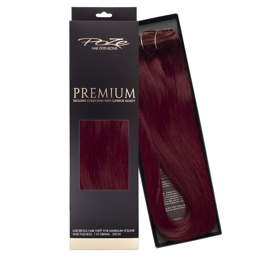 Poze Premium Hair Weft - 110g Red Passion 5RV - 50cm