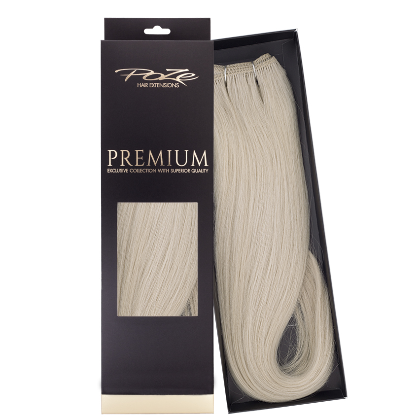 Poze Premium Clip & Go Hair Extensions - 125g Platinum Ash 12AS - 50cm