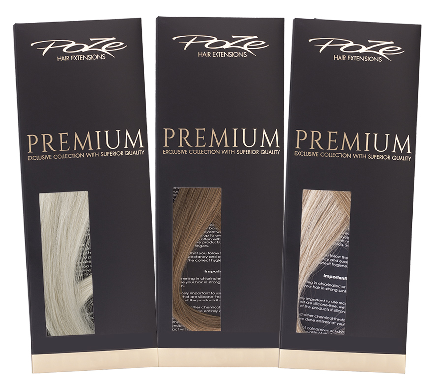 Poze Premium Magic Tip Extensions 10AS Titanium Blonde - 50cm