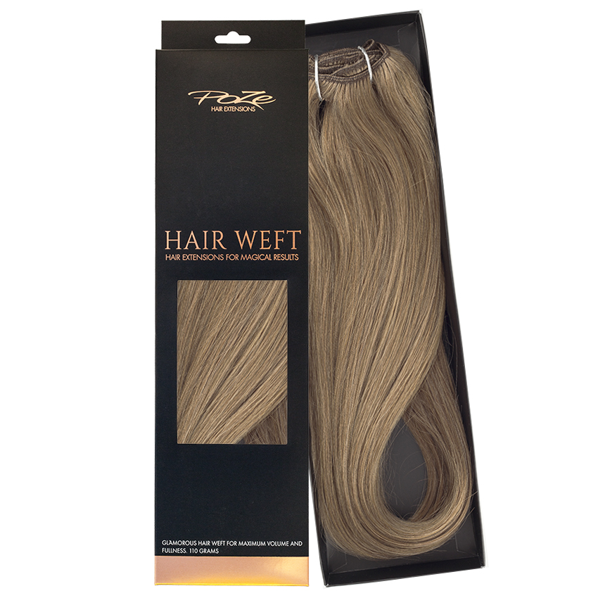 Poze Standard Hairweft - 110g Light Ash Brown 8A - 50cm