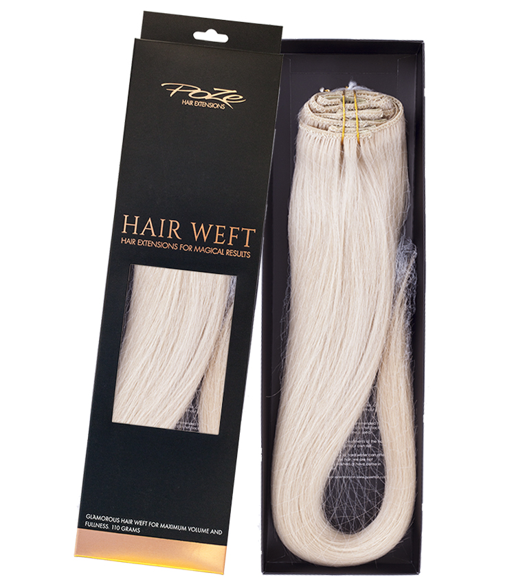 Poze Standard Hairweft - 110g Platinum 12NA - 60cm