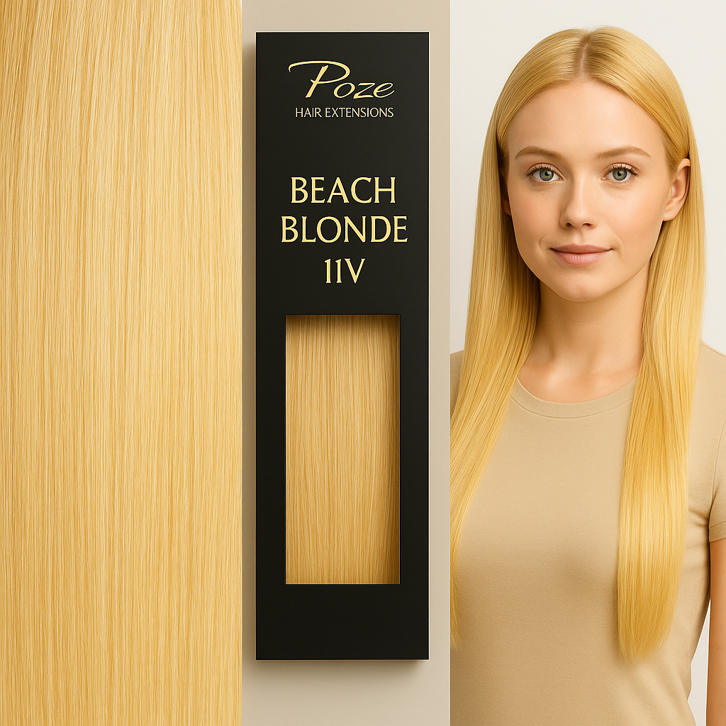 Poze Standard Hairweft - 50g Beach Blonde 11V  - 50cm