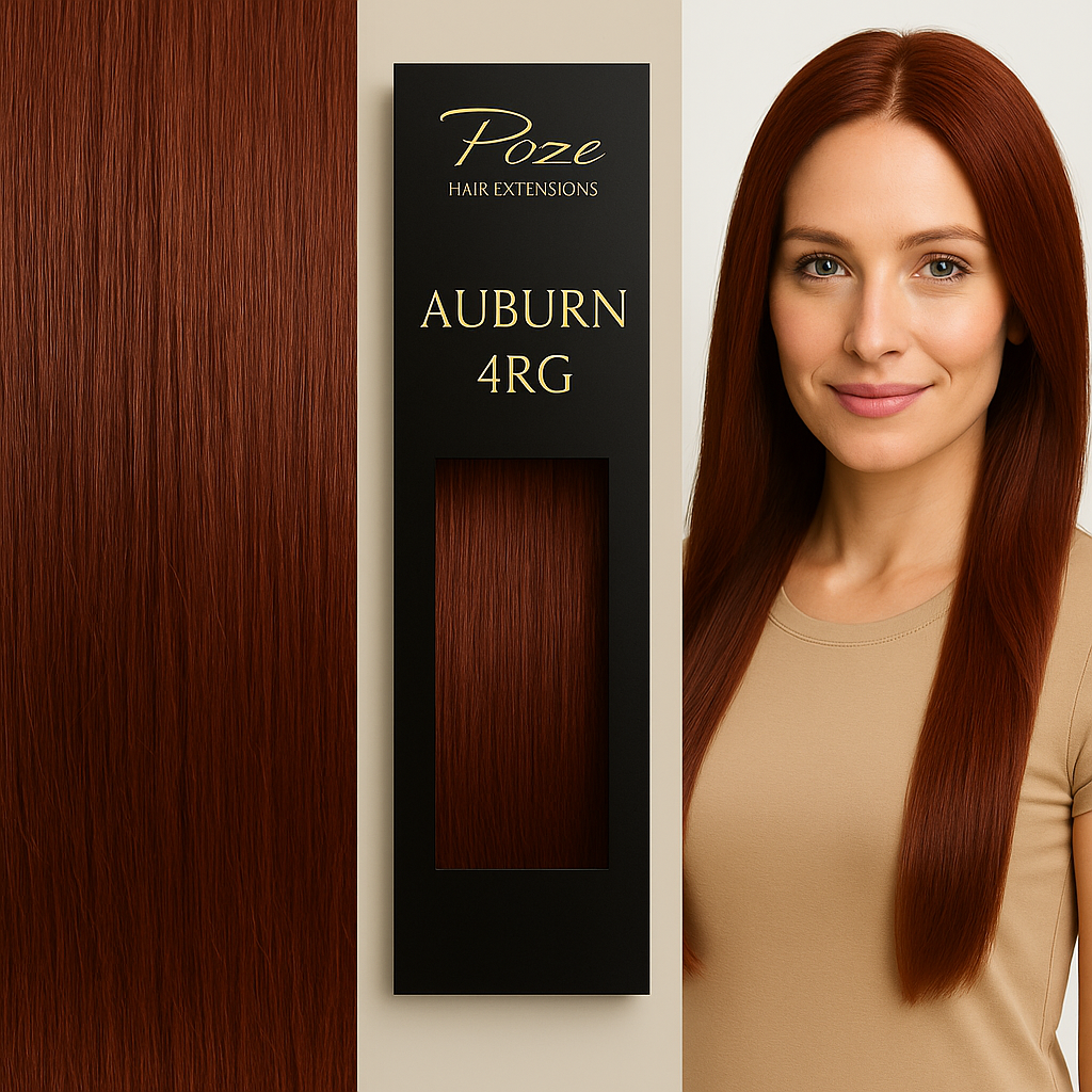 Poze Standard Hairweft - 110g Auburn 4RG - 50cm