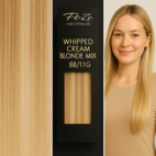 Poze Standard Tape On Extensions - 50g Whipped Cream Blonde 8B/11G - 40cm