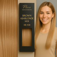 Poze Standard Magic Tip Extensions Brown Ashblonde Mix 8B/10B ? 50cm/17g