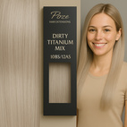 Poze Premium Clip & Go Hair Extensions - 125g Dirty Titanium Mix 10BS/12AS - 50cm