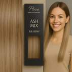 Poze Standard Clip & Go Hair Extensions - 125g Ash Mix 8A/10NV - 40cm