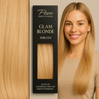 Poze Premium Tape On Hair Extensions - 50g Glam Blonde 10B/11N - 50cm