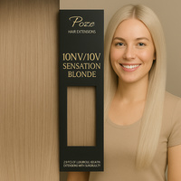 Poze Standard Clip & Go Miss Volume - 220g Sensation Blonde 10NV/10V - 55cm